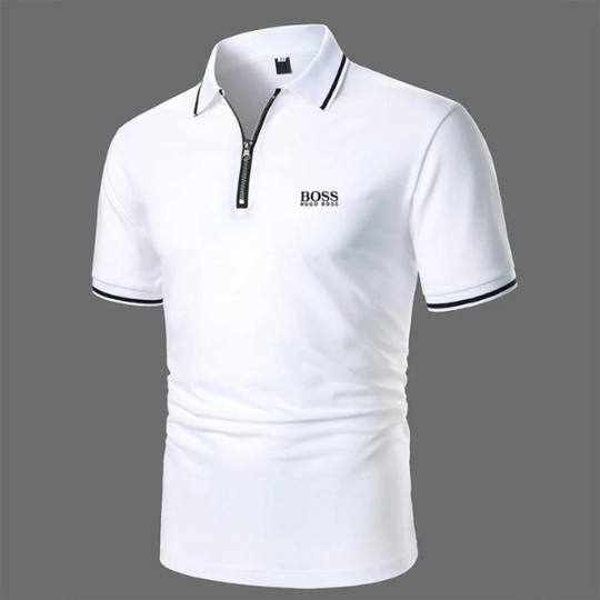 Polo con cremallera